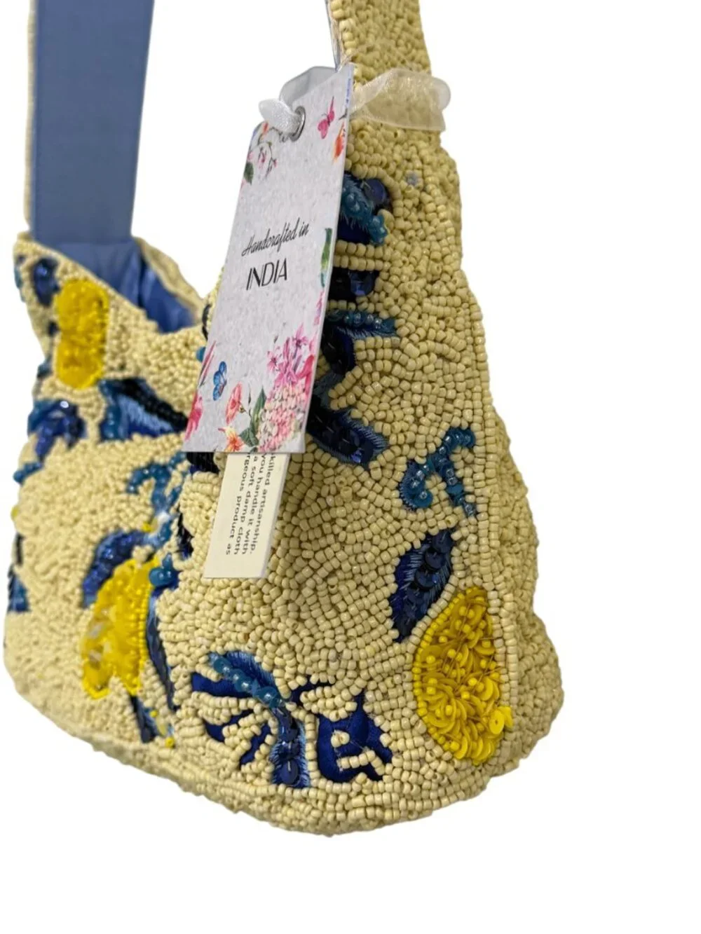 Handcrafted in India beaded bag